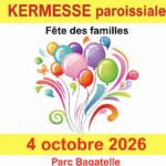 Kermesse Paroissiale – Dimanche 4 octobre
